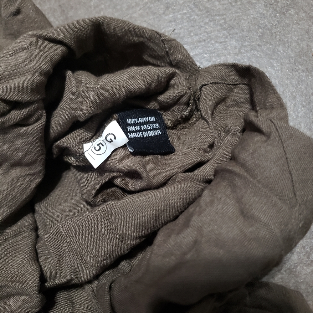 Chocolate Back Detailed Long Button Down - image 3